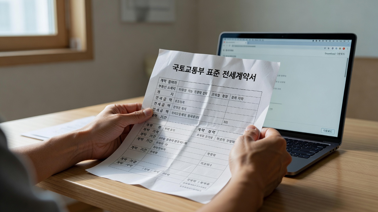 전세 계약서 양식 국토부 표준 사용과 무료 다운로드
